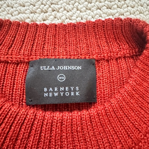 Ulla Johnson Nadine Ruffle Sweater Silk and baby alpaca size medium - Picture 8 of 9